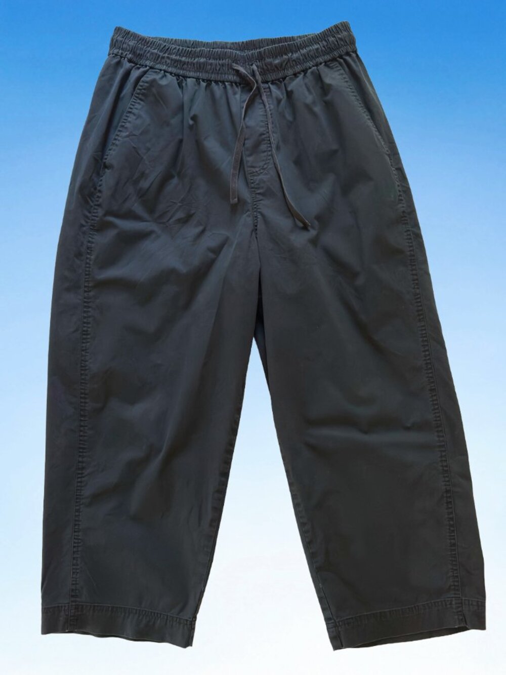 A New Day Cotton Pull On Pants, Navy, Sz M